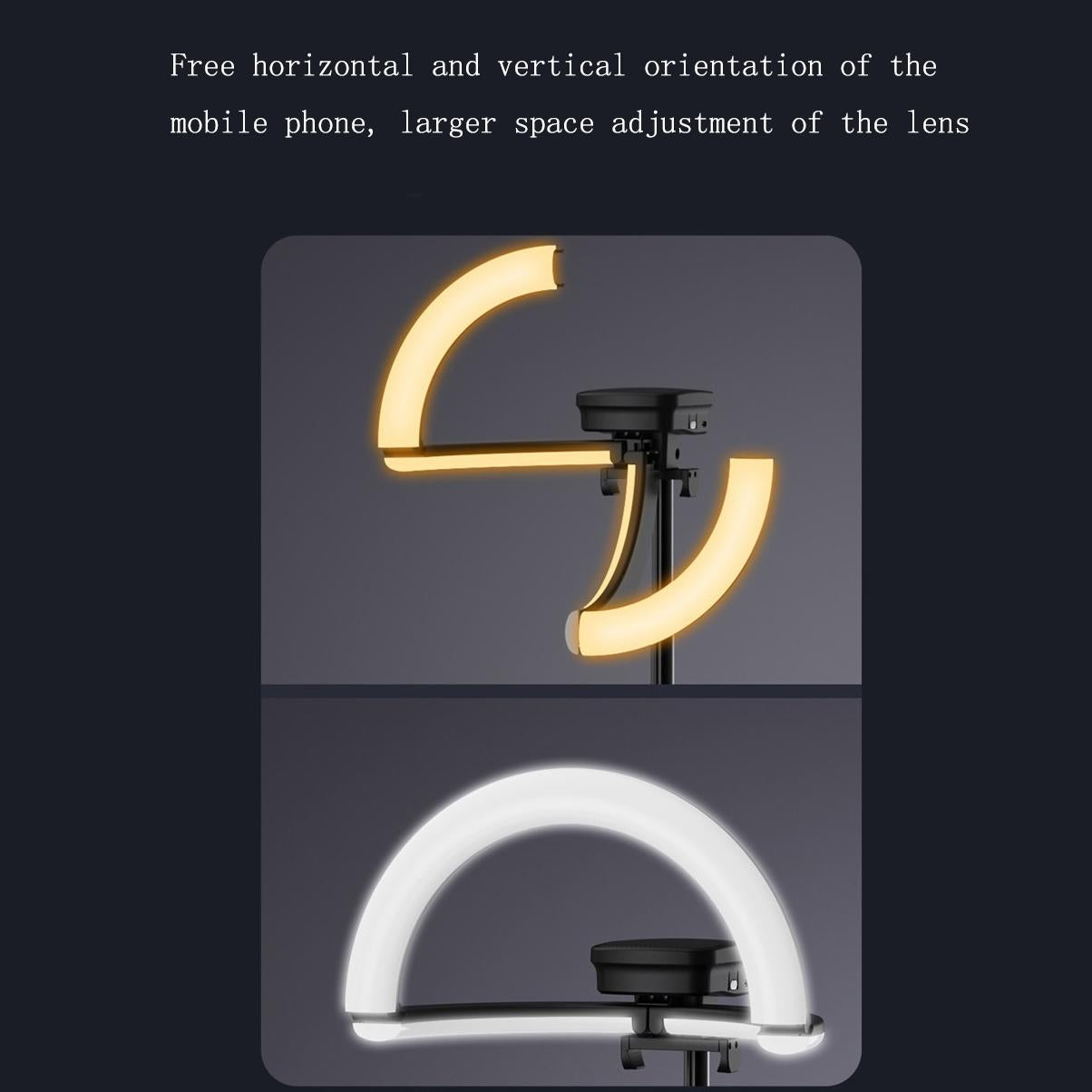 Beauty Filling Light - Invisible One-piece Bracket - Black
