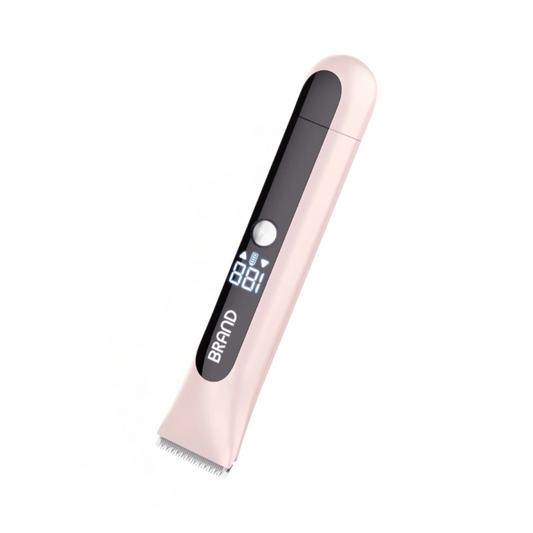 Pink Dual-Head Electric Hair Trimmer