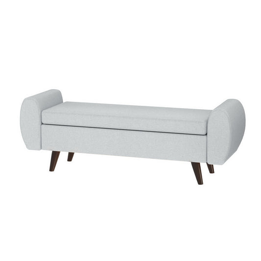 Grey 140cm Storage Ottoman
