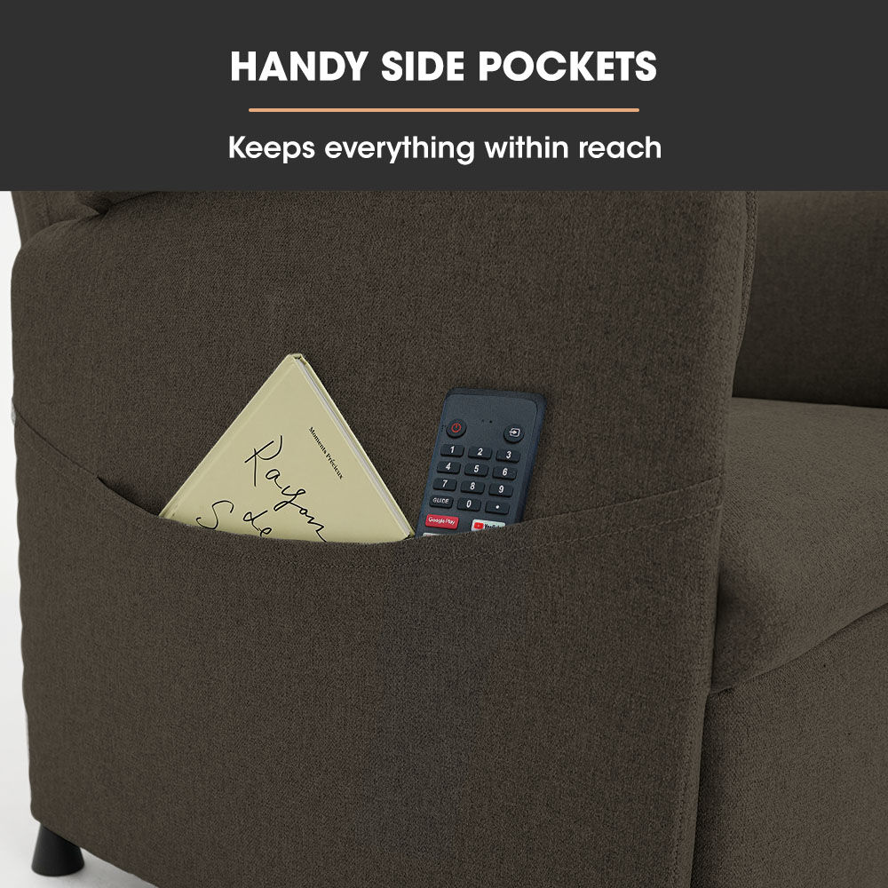 Beige Fortia Electric Recliner