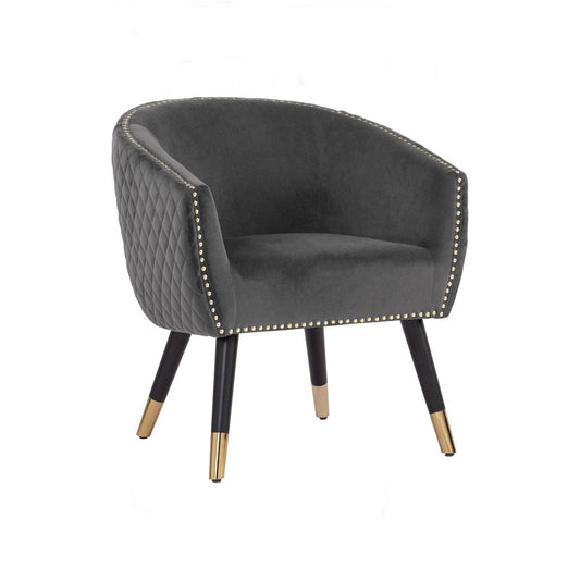 Grey Deniz Accent Lounge Chair