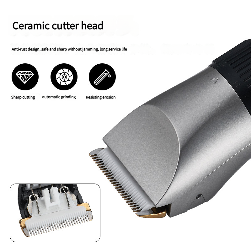 Cordless Electric Hair Clipper with LED Display